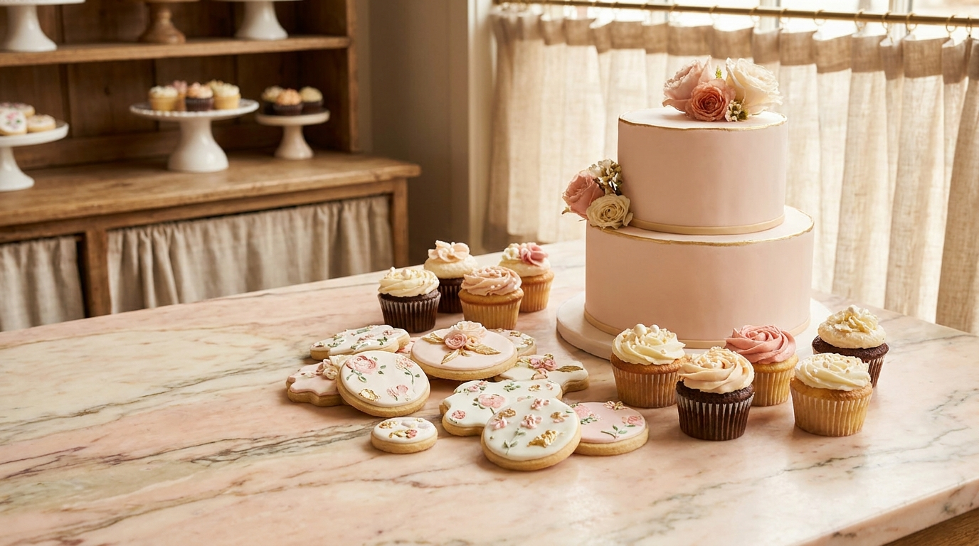 An array of handmade bakery treats